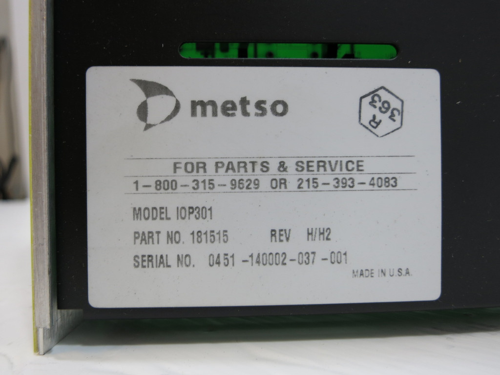 Valmet Metso Automation IOP301 181515 Rev H/H2 Isolated Analog Input Module PLC (NP2063-1)