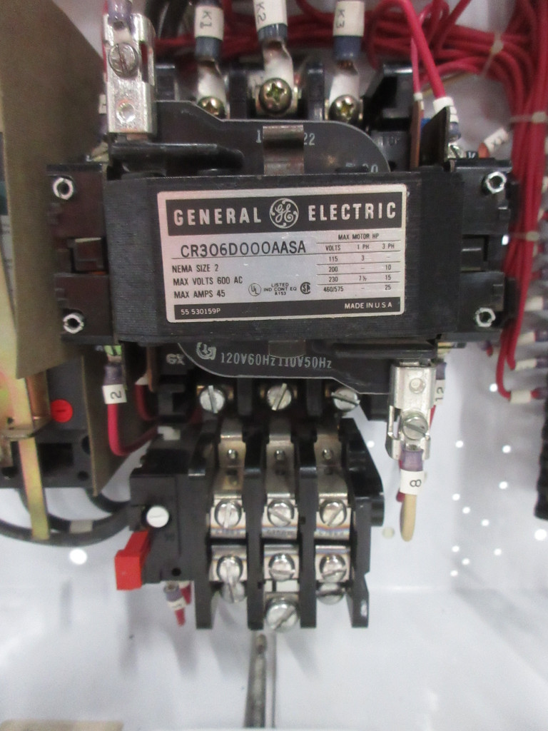 General Electric GE 8000 Size 2 Starter 30 Amp Breaker Type 18" MCC Bucket TEC (TK4258-1)