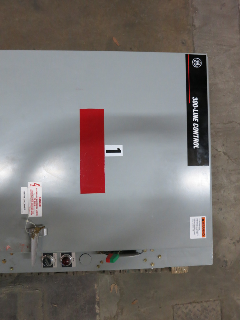 GE Size 4 200 Amp Wye-Delta Starter Fusible Combo Box 300-Line 200A 480V CR332FK (DW0999-1)