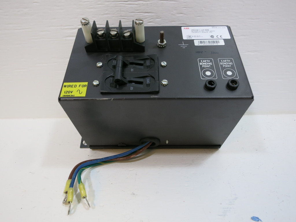 ABB IPECB11 Power Entry Circuit Breaker infi 90 120/240 VAC 20A IPEC B11 Bailey (NP2129-4)