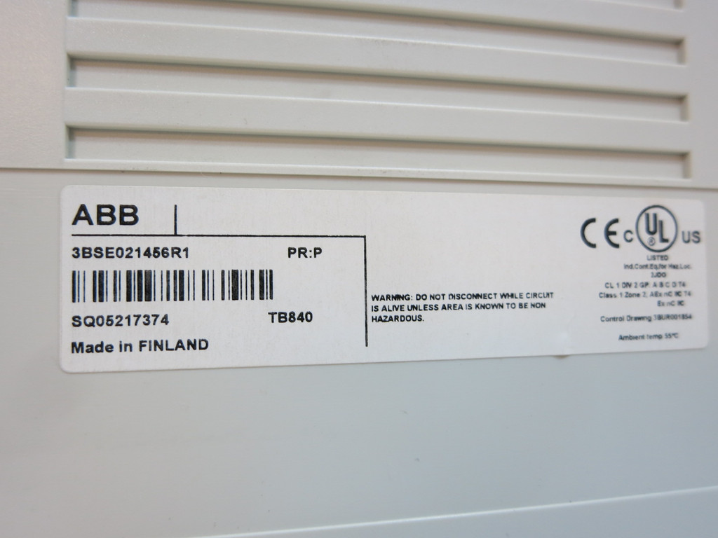 ABB TB840 3BSE021456R1 PR:P PLC Module TB 840 S800 Modulebus Cluster Modem (NP2132-11)