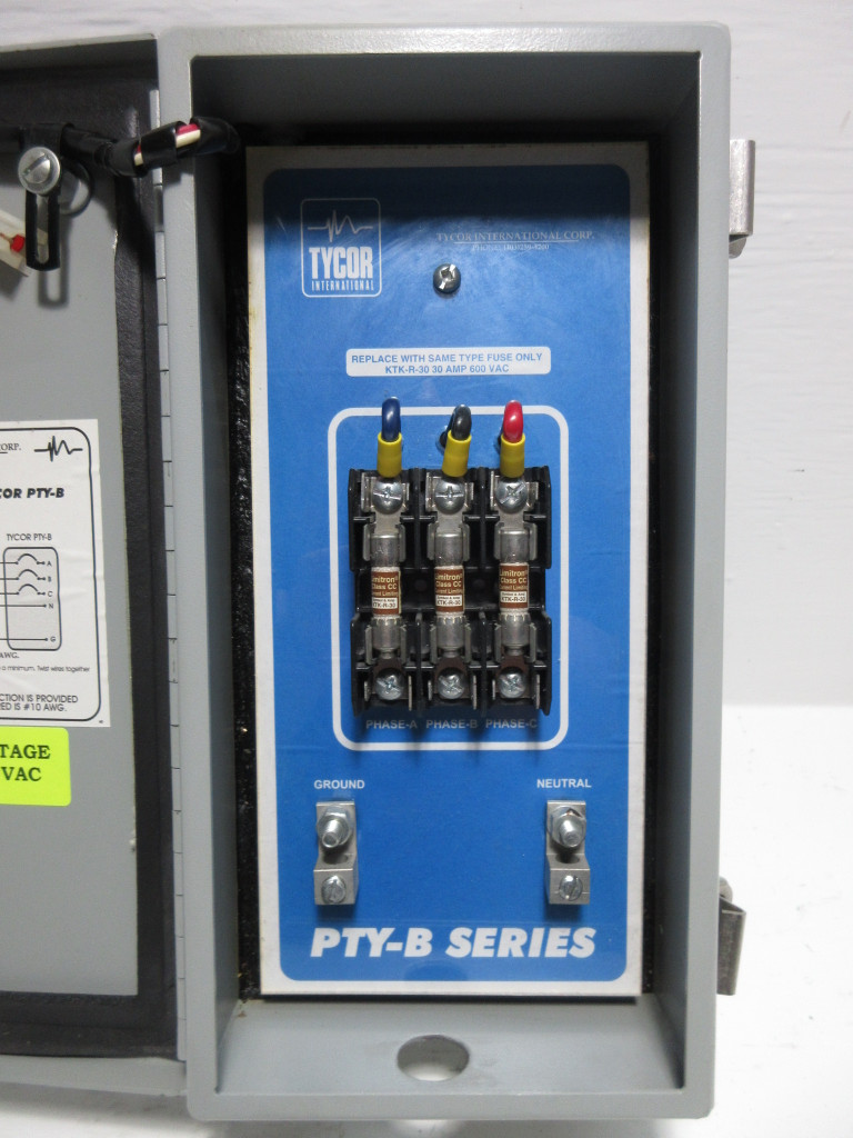 Tycor International PTY-B-277/480Y-BD PTY-B Series Suppression System 277/480V (TK4374-1)