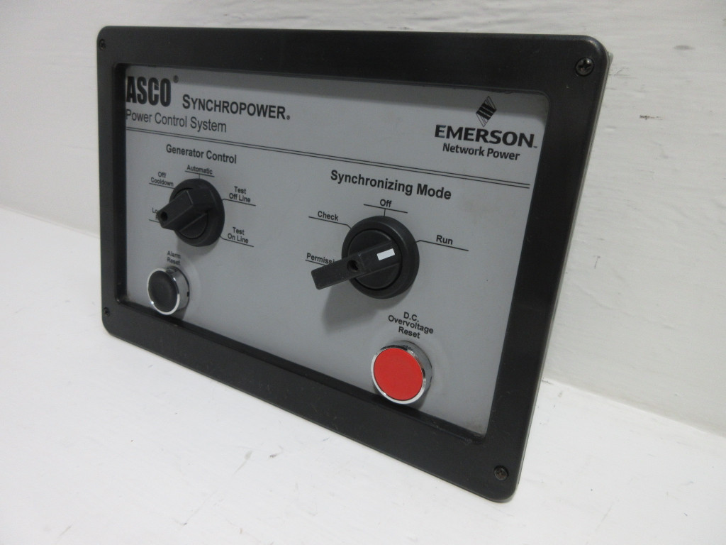 ASCO Synchropower Power Control System Generator Control Emerson Network Power (TK4393-3)