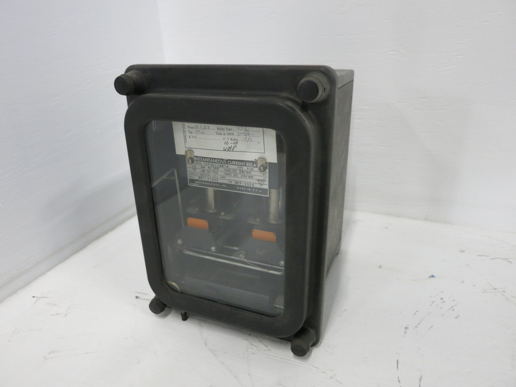 GE 12PJC11AX1A Instantaneous Current Relay PJC 60Hz General Electric Instant 10A (DW1102-1)