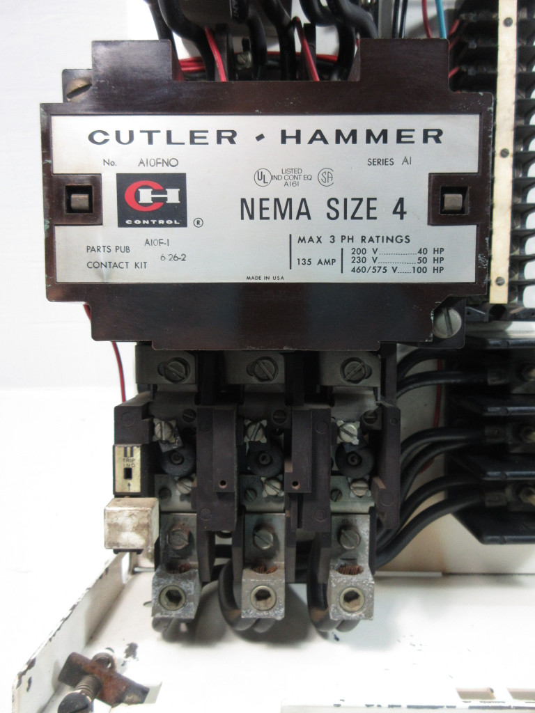 Cutler-Hammer F10 Unitrol 600V Size 4 Starter 125A Breaker Type 24" MCC Bucket (TK4405-3)