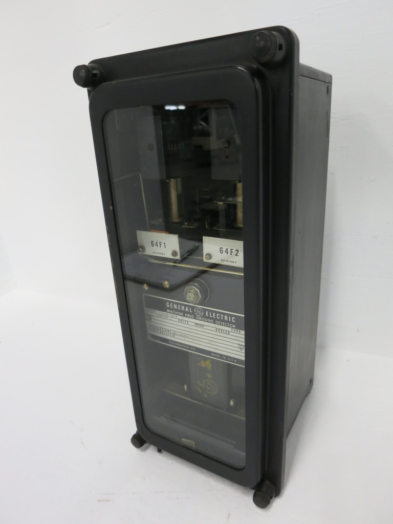 GE 12PJG11E1A Machine Field Ground Detector Relay 120/240 V Type PJG 60 Hz (DW1119-4)