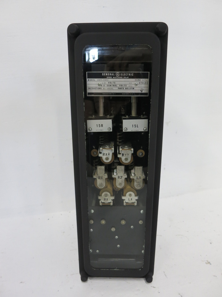 GE 12GTL12B4A Speed Matching Relay Type GTL 115VAC 250VDC 115V General Electric (DW1141-1)