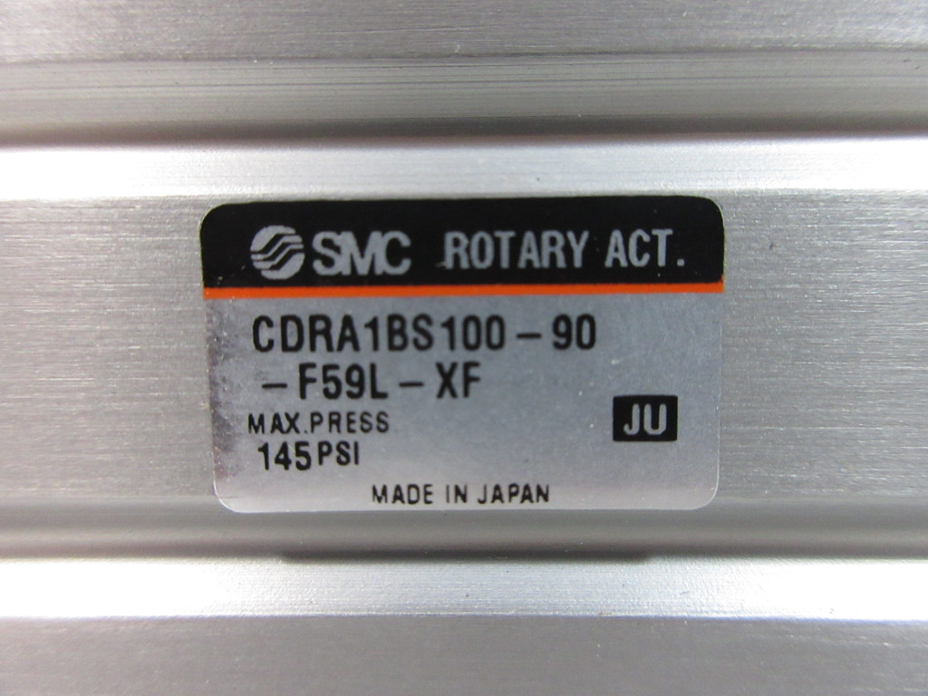 New SMC CDRA1BS100-90-F59L-XF Rotary Valve Actuator 145 PSI NNB (TK4446-1)