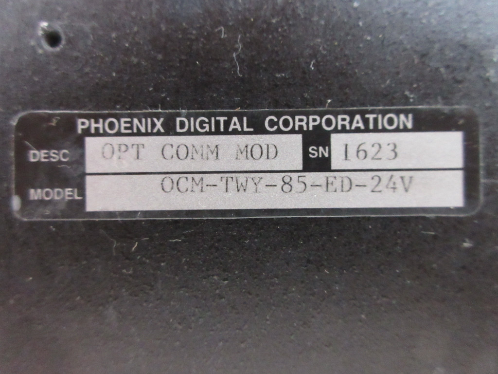 Phoenix Digital OCM-TWY-85-ED-24V Optical Communication Modem (TK4484-1)