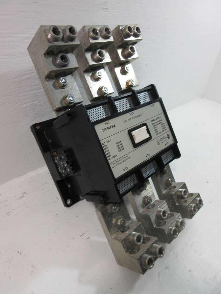 Siemens CXN0800CL** Size 7 810 Amp Motor Contactor 600V Coil 3Ph 600 HP 810A Sz7 (TK4515-3)