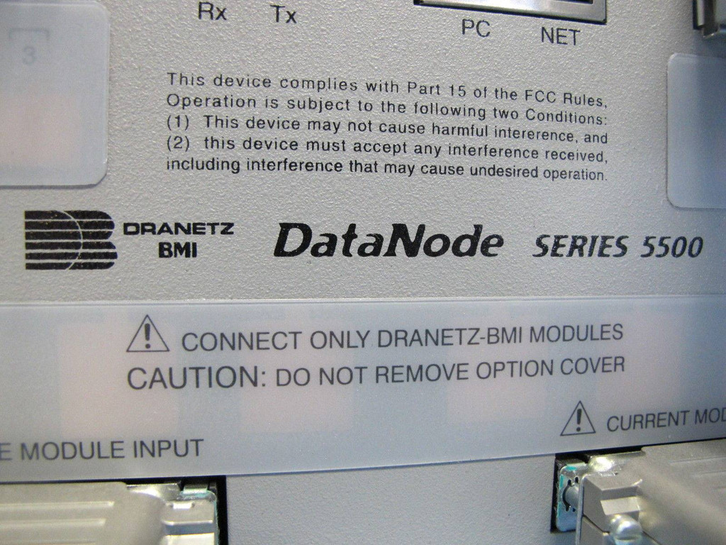 Dranetz BMI DataNode Series 5500 Model 5530T 5536 Voltage Module Data Node (EBI1196-6)