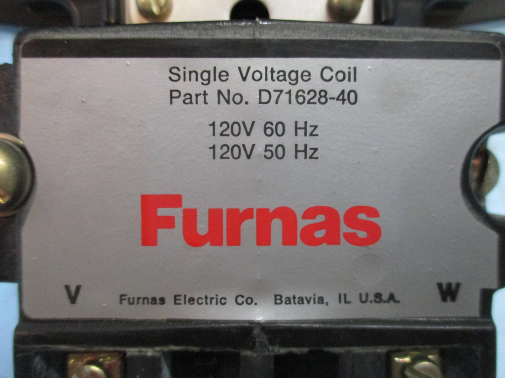 Furnas 40JB32A* Size 4 135A Contactor 120V Coil 100 HP 600Vac Series B Sz4 (EBI1637-12)