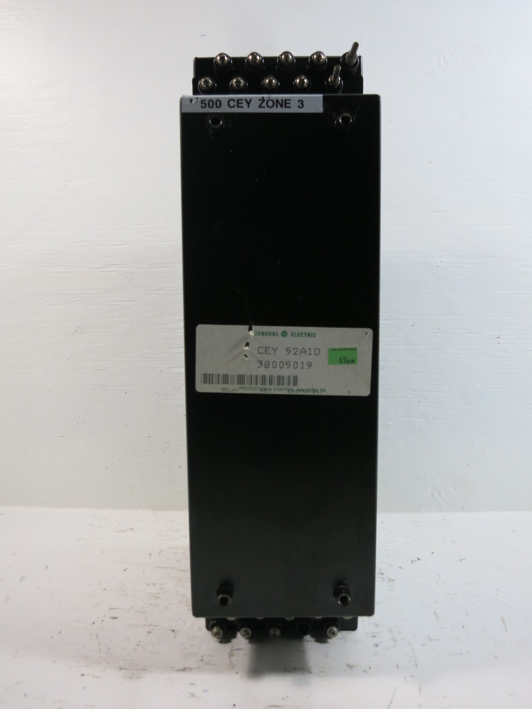 General Electric 12CEY52A1D MHO Distance Relay GE 120V 5 Amp CEY-52A1D (TK4574-5)