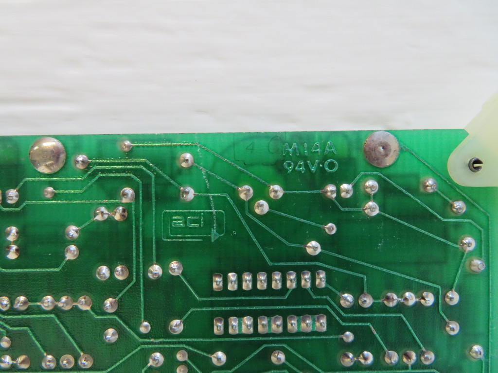 ACI 098800 Alison Fire Control Panel Circuit Board PCB Rev D 94V O MI4A PLC Mod (NP2182-1)