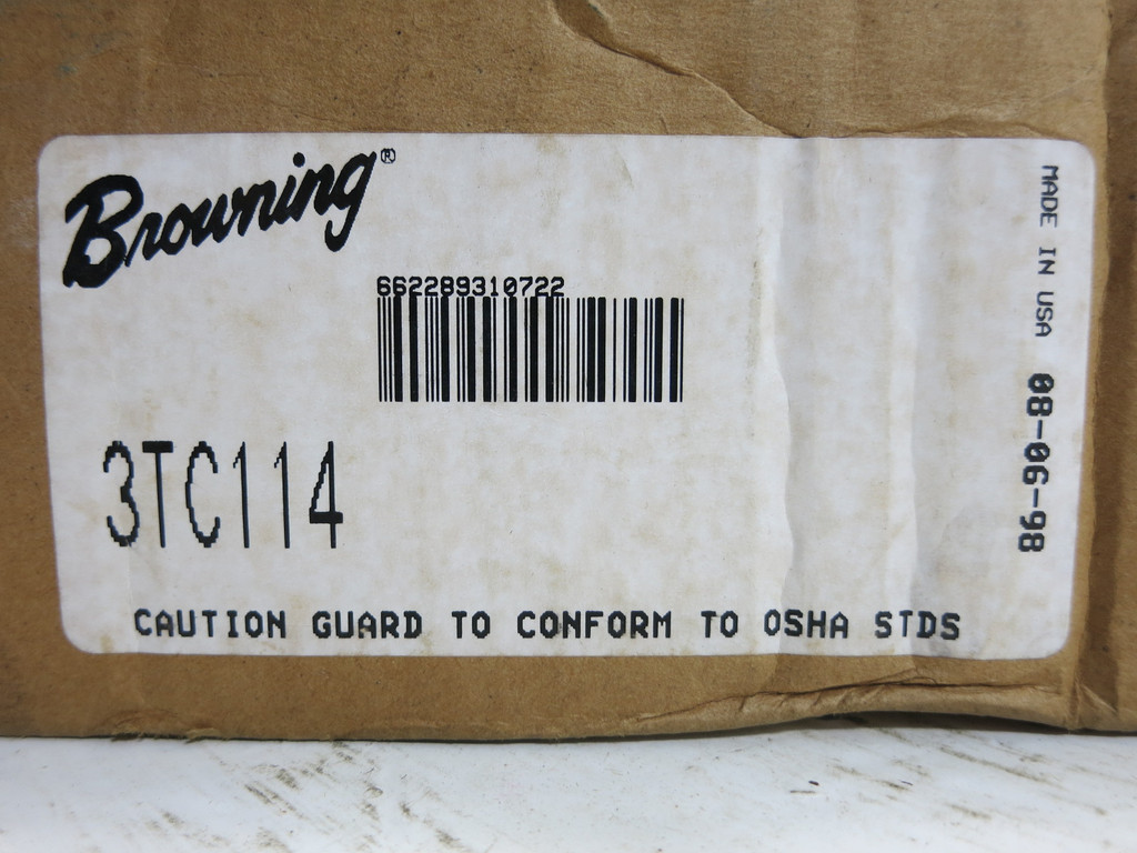 New Browning 3TC114 Split Taper Sheave 3 Groove C Belt NIB (TK4671-1)