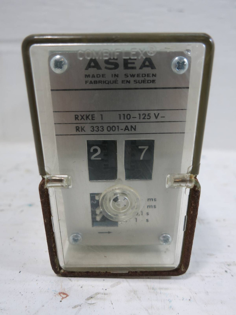 Asea RXKE-1 Combiflex Time Delay Relay Module RK-333-001-AN 110-125V ...