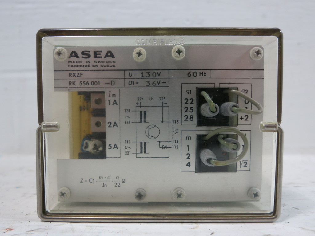 Asea RXZF Combiflex Voltage Relay Module RK556001D ABB (TK46973) River City Industrial