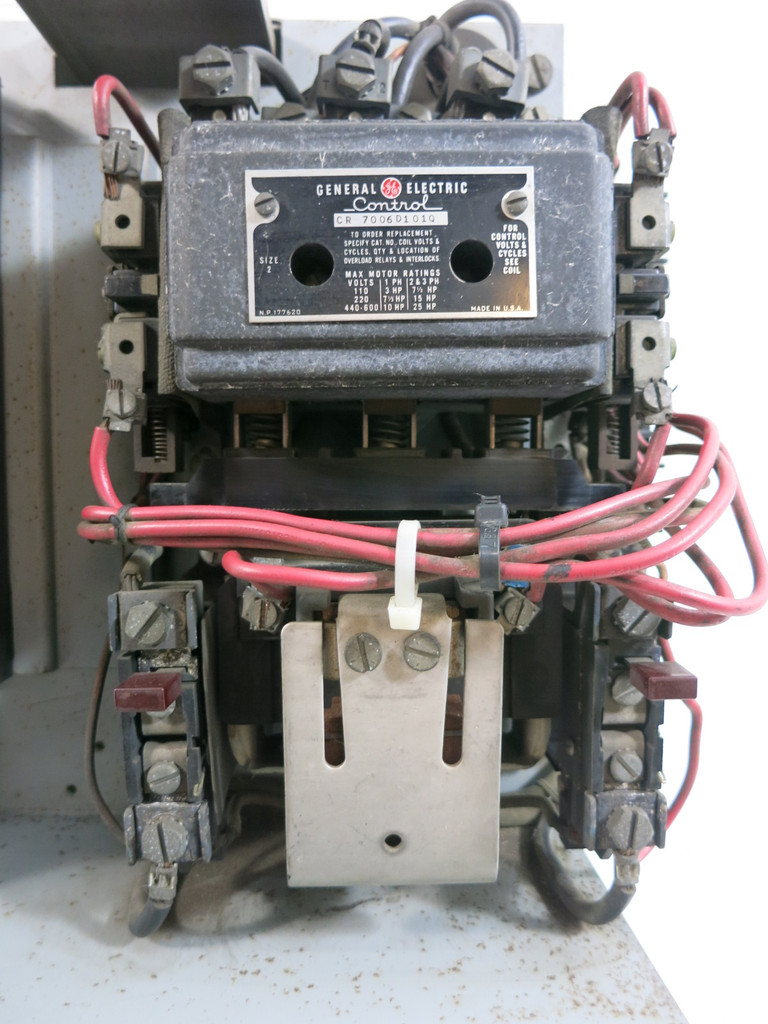 GE 7098 Series Size 2 Starter 50 Amp Breaker 12" MCC Bucket General Electric (TK4704-1)