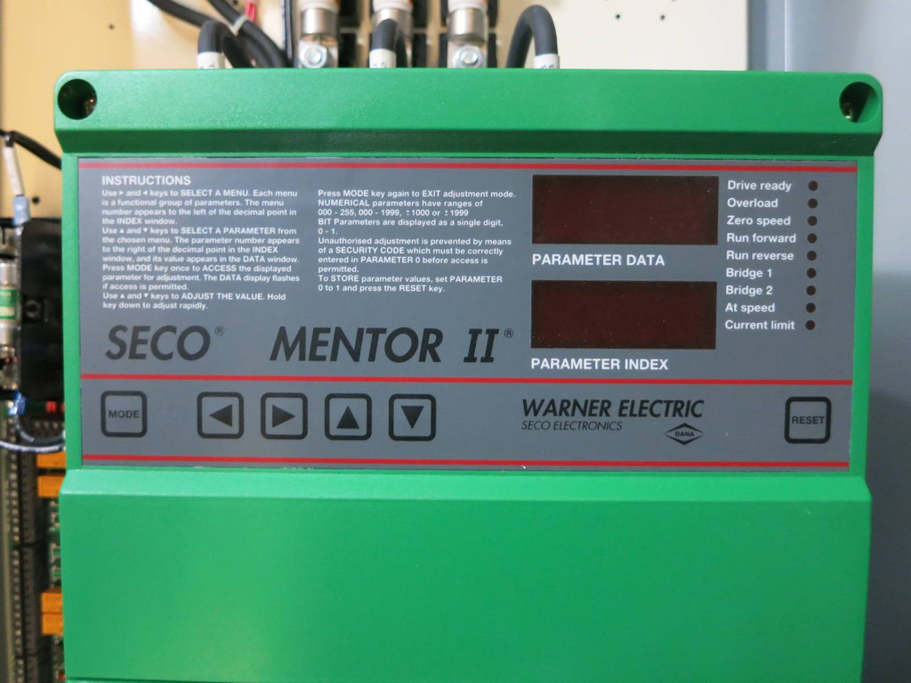 New SECO M4410-22120A 10-HP Mentor II M4000 Digital DC Drive Warner Electric (TK4724-1)