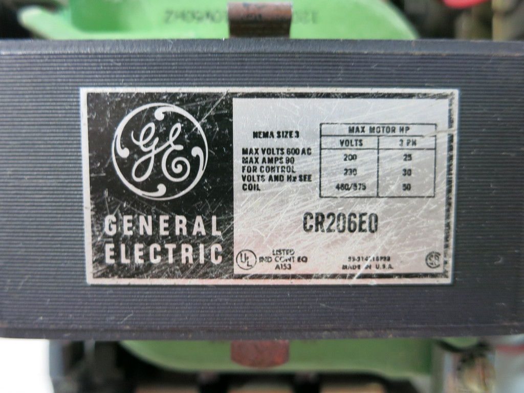 General Electric GE 8000 Size 3 Starter 60 Amp Fusible 24" MCC Bucket w/ Door (TK4940-2)