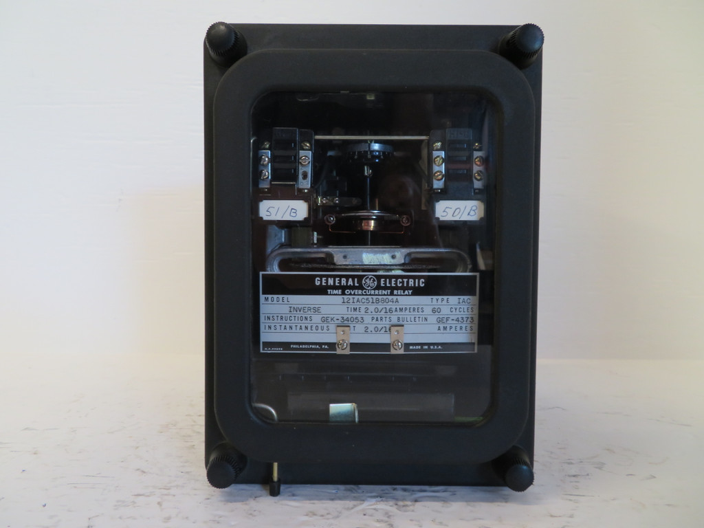 General Electric 12IAC51B804A Time Overcurrent Relay Inverse GE IAC 12IAC 51B04A (NP2320-2)