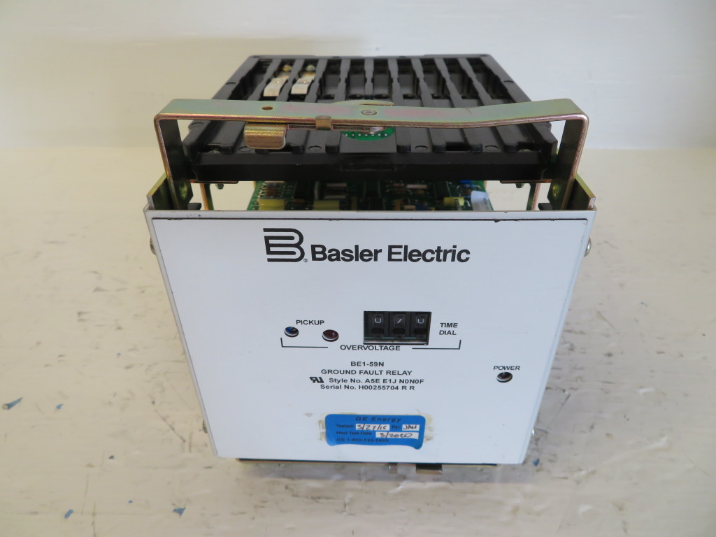 Basler Electric BE159N Ground Fault Relay A5E E1J N0N0F Solid BE159N