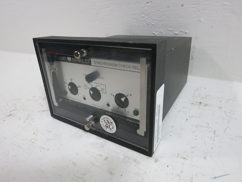 ABB 424K1105 Circuit Shield Type 25V Synchronism Check Relay Asea Brown Boveri (TK5002-1)