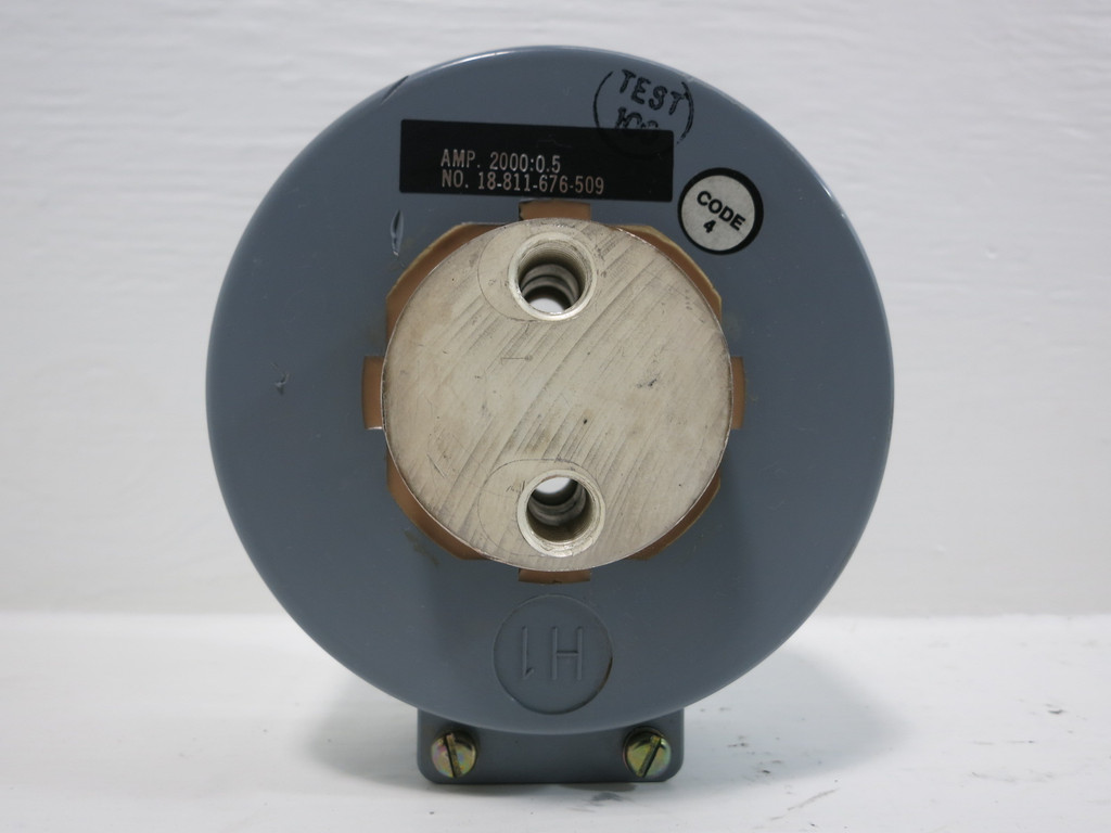 Siemens 18-811-676-509 Current Transformer Ratio 2000:0.5 CT (TK5011-21)