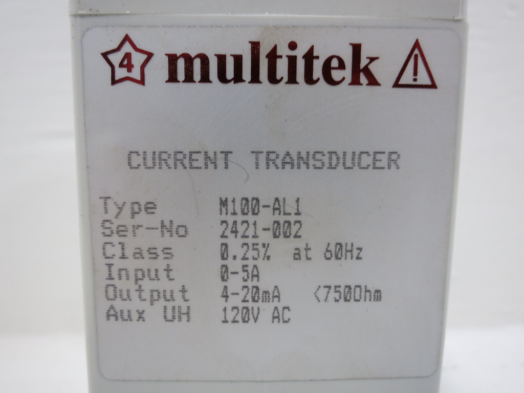 Multitek M100-AL1 Current Transducer 0.25% at 60Hz 0-5A (TK5018-5)