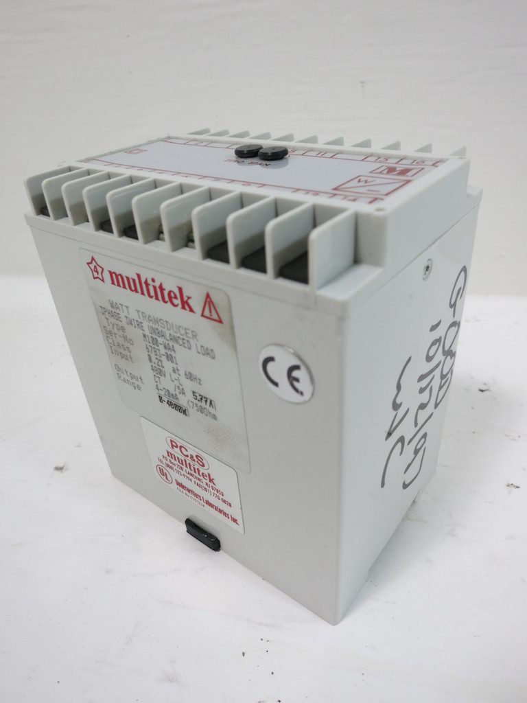 Multitek M100-WA4 Watt Transducer 480V L-L 0.2% at 60Hz (TK5017-7)