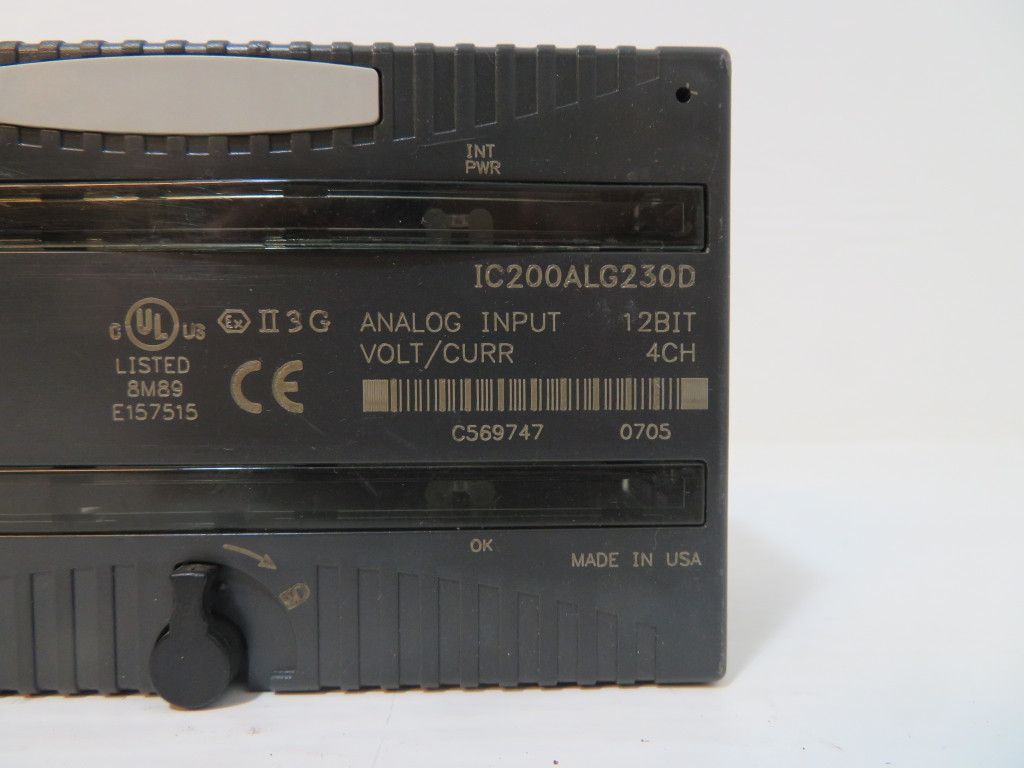 GE Fanuc IC200ALG230D Analog Input VersaMax Micro Controller Control Module PLC (NP2410-8)