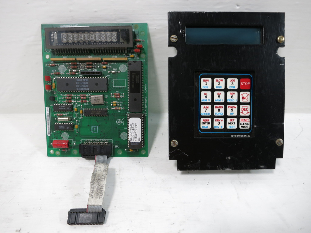 GE Fanuc 531X135PRGAAM3 Programmer Card Board PLC with Keypad (TK5095-2)