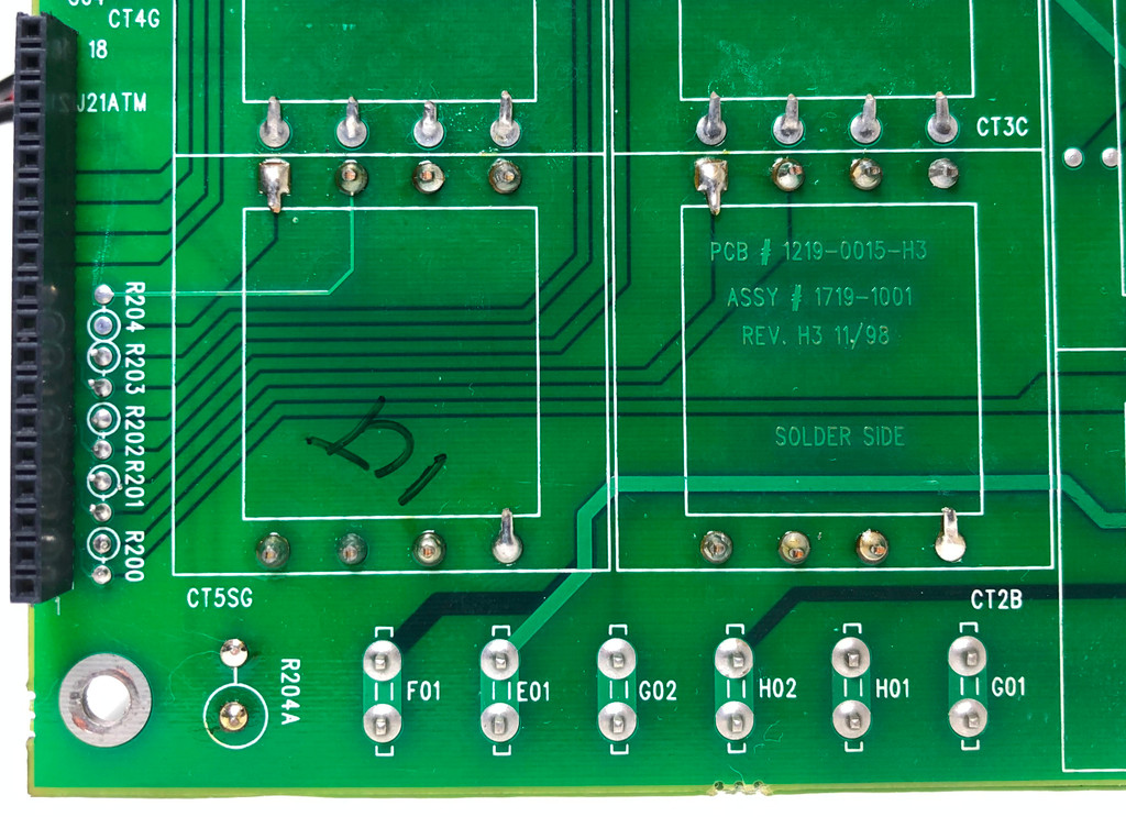 GE Multilin 1219-0015-H3 SR-750 Relay CT Board Rev H3 1719-1001 General Electric (EM3598-2)