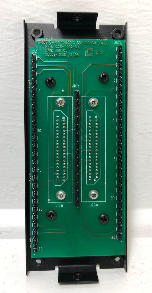 GE Multilin 1228-0002-D2 C-900 Chassis Connector Board SR469 DWG 806505 C900 (EM3621-1)