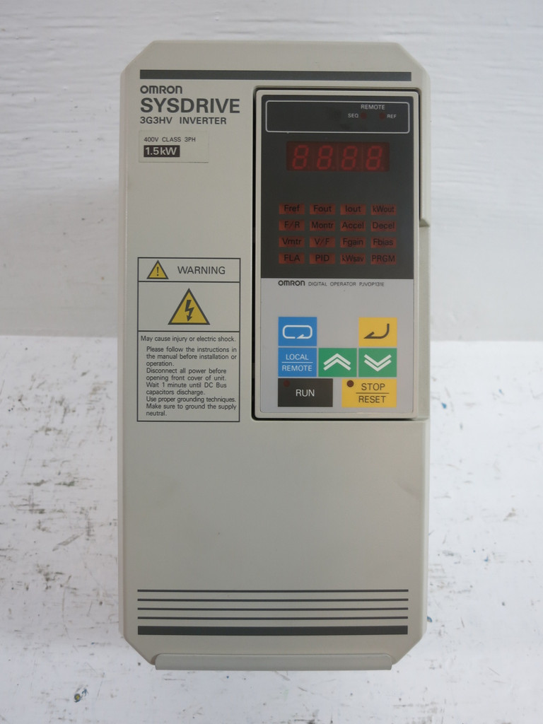 NEW Omron Sysdrive 3G3HV-A4015-CE 3G3HV Inverter Drive 1.5kW 4.8A 3.7kVA 460Vac (TK5135-1)