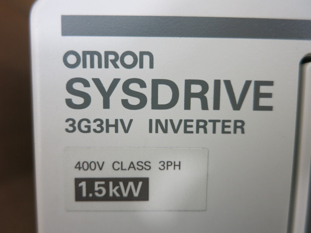 NEW Omron Sysdrive 3G3HV-A4015-CE 3G3HV Inverter Drive 1.5kW 4.8A 3.7kVA 460Vac (TK5135-1)