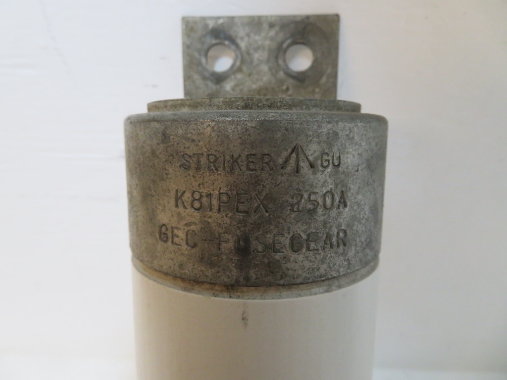 GEC-Fusegear K81PEX 250A Fuse 3.6 kV-45 kA IN-250A-I3-710A 250 Amp 3600V (NP2436-1)