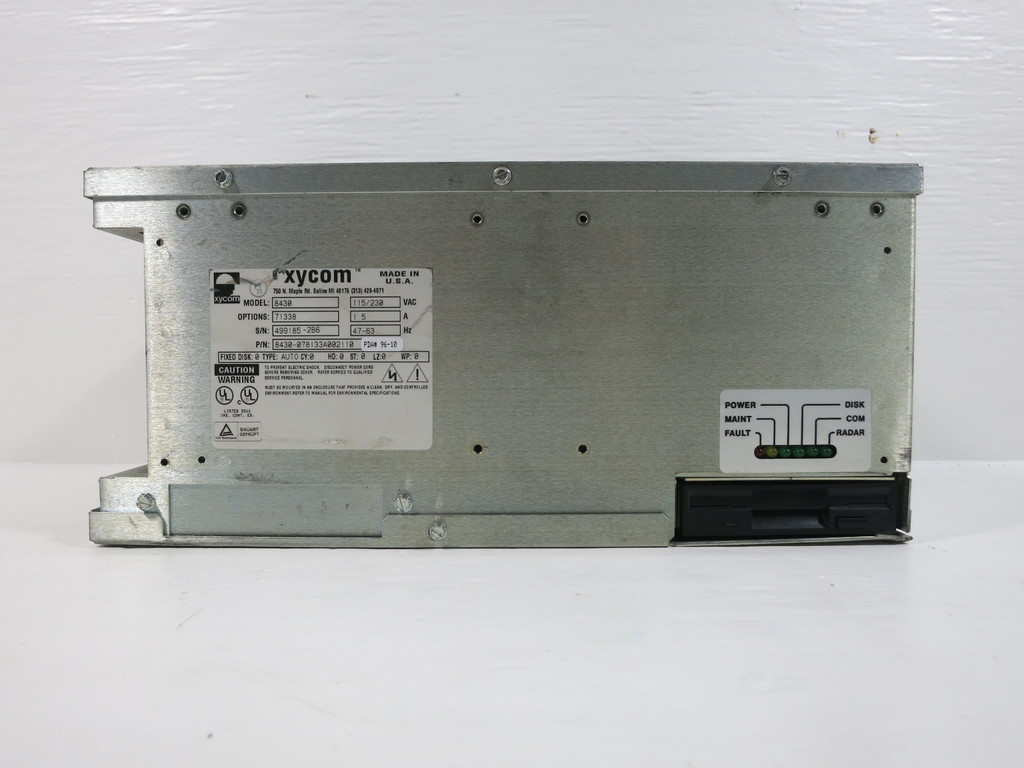 Xycom 8430 Industrial Controller Options 71338 115/230V P/N 8430-078122A002110 (TK5206-1)