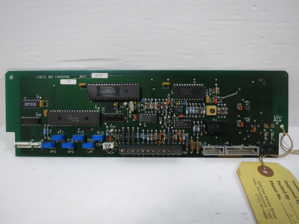 Fincor 1054235-01-A Rev. B Logic Board ATE PLC Card 1054235 Tested (TK5254-1)