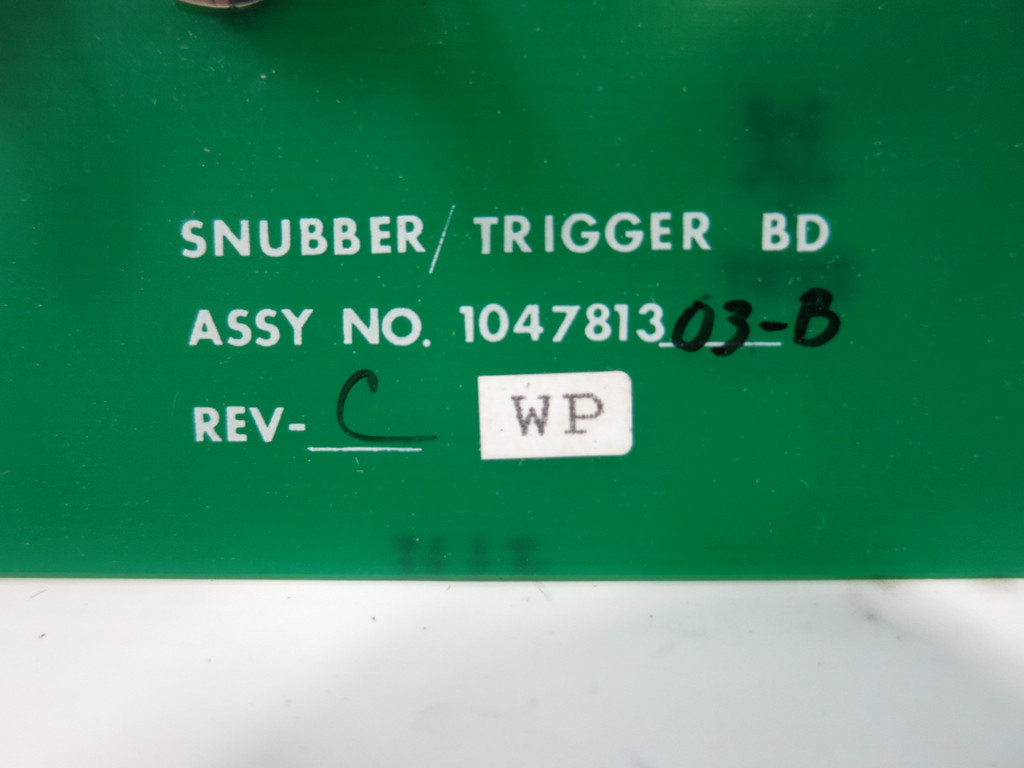 Fincor 1047813-03 Rev. C Snubber Trigger Board PLC Card Boston 1047813 (TK5259-1)