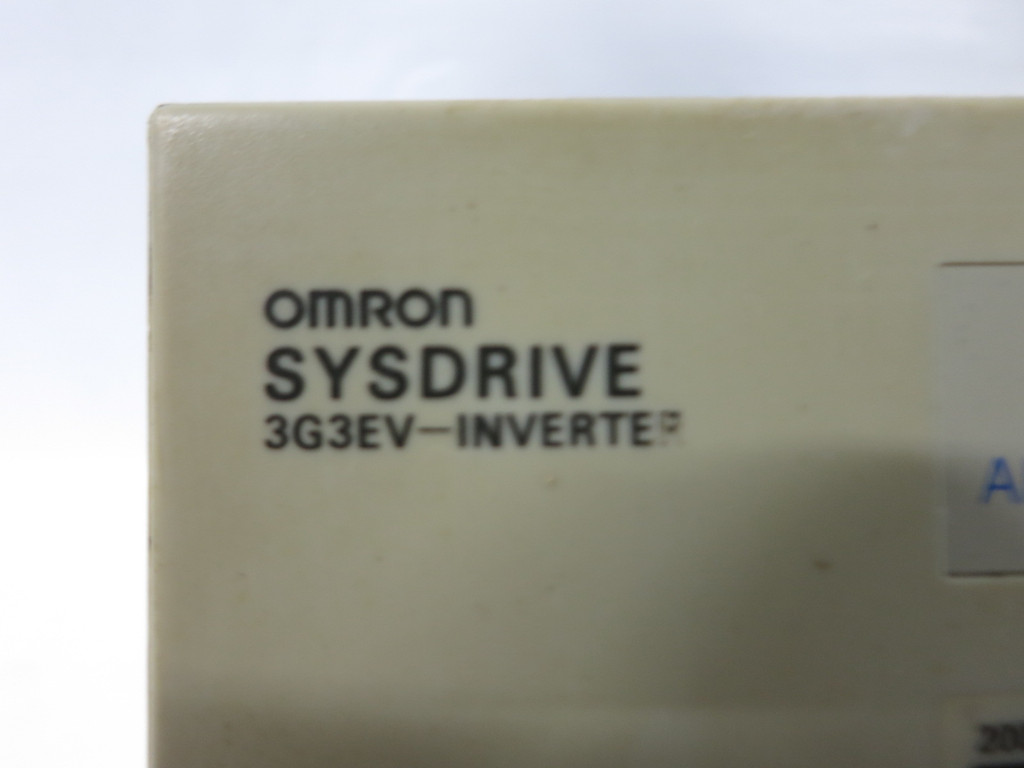 Omron Sysdrive 3G3EV-A2015RM-E 3G3EV Inverter Drive 1.5kW 7A 2.6kVA 230Vac (TK5289-20)