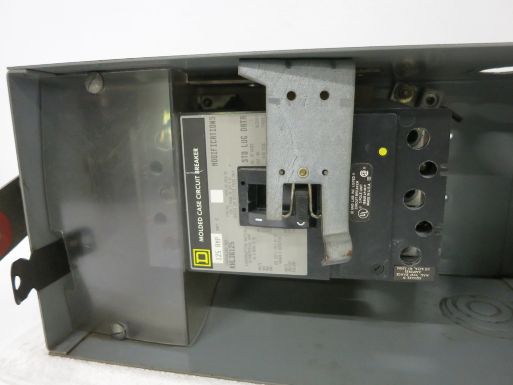 Square D PKH36125GN 125A 3P4W 480/600V I-Line Circuit Breaker Bus Plug 125 Amp (DW1686-25)