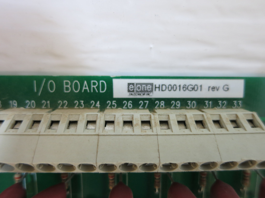 Environment One HD0016G01 Rev G Gas Analyzer I/O Board Eone Hydrogen Control PCB (DW1726-1)