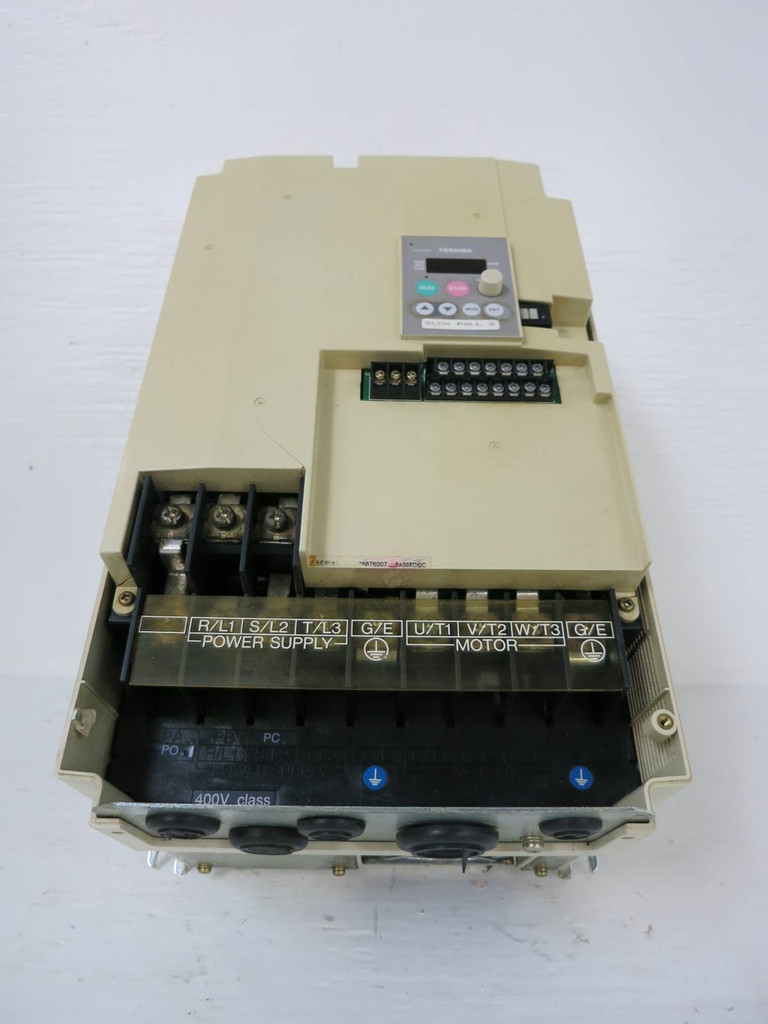 Toshiba VFS7-4110UPL (1) Transistor Inverter Drive 25A 19 kVA 460V VF-S7 (TK5361-1)