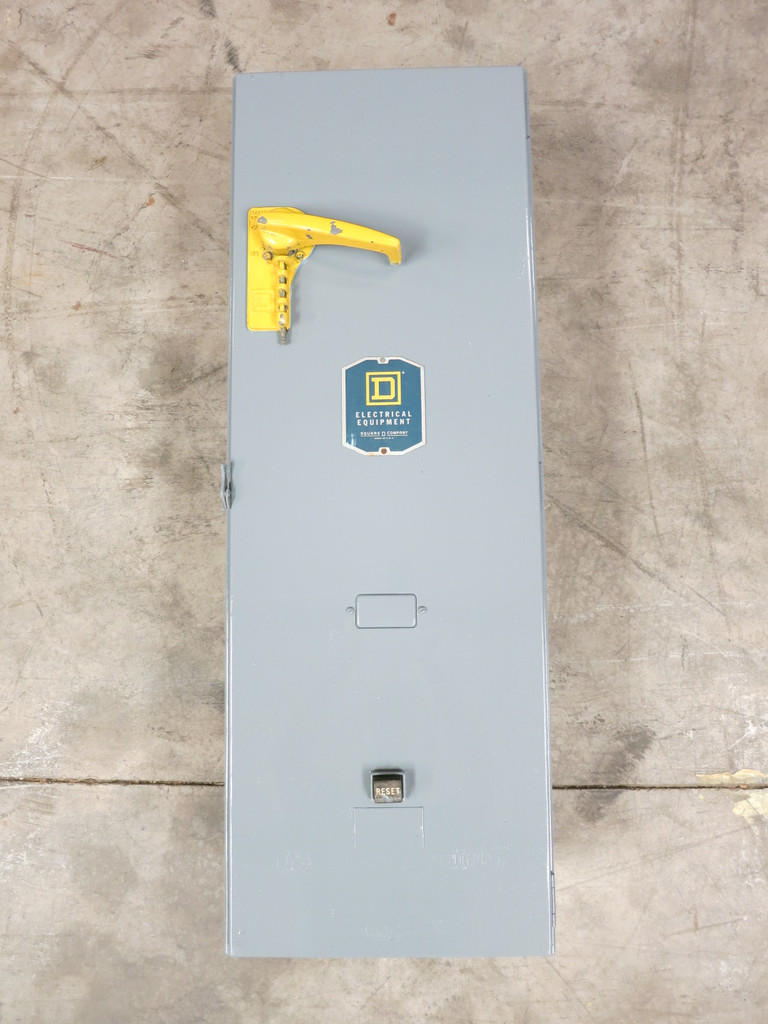 Square D 8536-FO-1-X1 Size 4 Starter 125 Amp Breaker Combination Box 8536-F01 (TK5371-1)