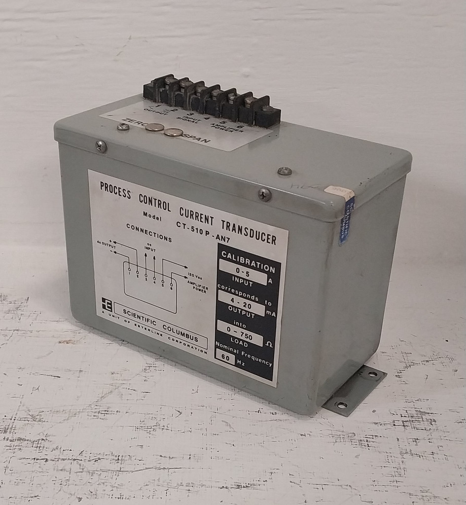 Scientific Columbus CT-510P-AN7 Process Control Current Transducer CT510PAN7 (DW1818-3)