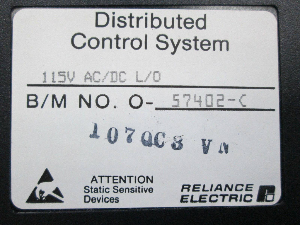Reliance Electric 57402 0-57402-C 115V AC/DC Low Output L/O Module PLC AutoMax (EBI3471-10)