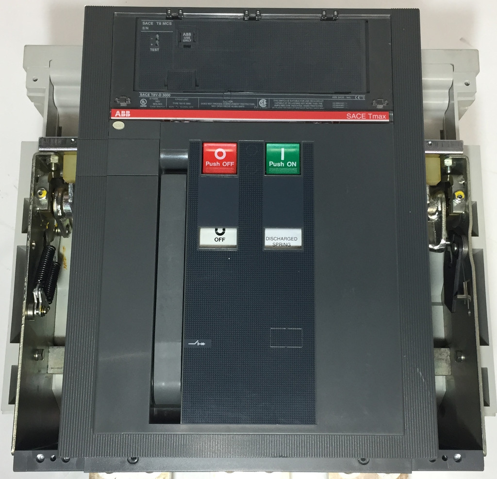 ABB SACE T8V-D 3000A Molded Case Switch Tmax 3000 Amp T8 MCS 3 Pole 480/600V (EM3902-1)