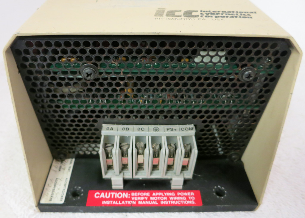 ICC Cyberline 1000 110-092 Brushless Servo Drive Controller PLC Gould 110092 (GA0127-4)