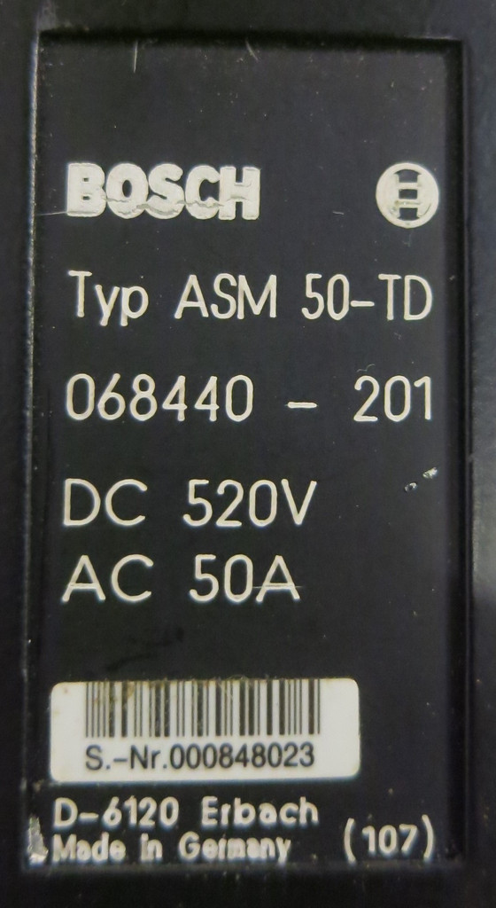 Bosch ASM 50-TD 068440-201 DC 520V Spindle 2 Drive 50 Amp Rexroth (GA0298-1)